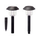 PLASTIC SOLAR LIGHT BLACK HIGH