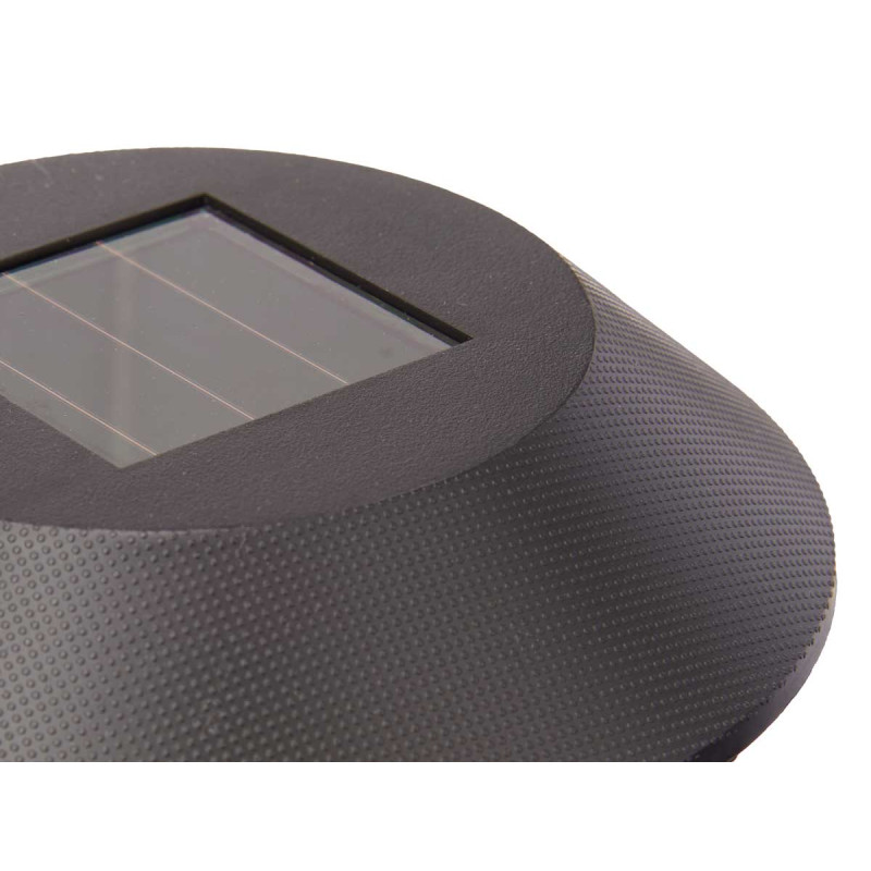 SEGNALE LUMINOSO SOLARE PLASTICA NERA AL
