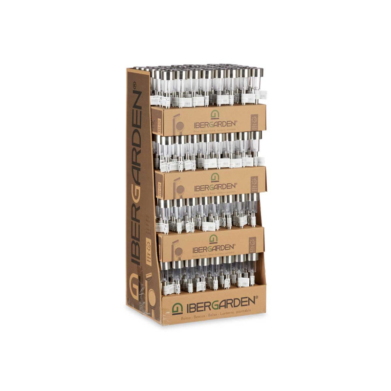 BALISE SOLAIRE PLASTIQUE ACIER INOX