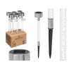BALISE SOLAIRE PLASTIQUE ACIER INOX ACRY