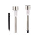 BALISE SOLAIRE PLASTIQUE ACIER INOXIDABL