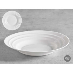 PLATO HONDO ONDAS OPAL 22CM