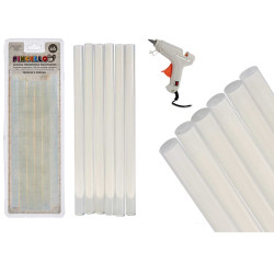 SET 6 BARRAS SILICONA TRANSPARENTE