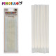SET 6 BARRAS SILICONA TRANSPARENTE