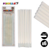 SET 6 BARRAS SILICONA TRANSPARENTE