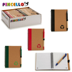 NOTEBOOK CARTON COVER RECLI PEN 16X12 M4