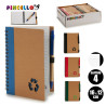TACCUINO CARTONE RICICLAT E PENNA BLU AS