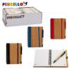 NOTEBOOK BAMBOO COVER PLAIN PEN 16X12 M4