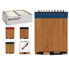 NOTEBOOK BAMBOO COVER PLAIN PEN 10X13 M4