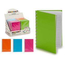 LIBRETA TAPA DURA A6 SURT 4 COL VIVOS
