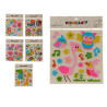 PEGATINAS PARED 38X32CM VARIADAS SURT 6