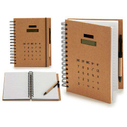 TACCUINO CALCOLATRICE CARTONE CON PENNA