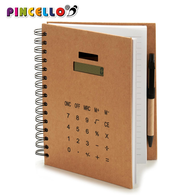 TACCUINO CALCOLATRICE CARTONE CON PENNA