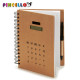 TACCUINO CALCOLATRICE CARTONE CON PENNA