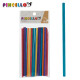 SET 20 PALI LEGNO ROTONDI MANUALITA COL