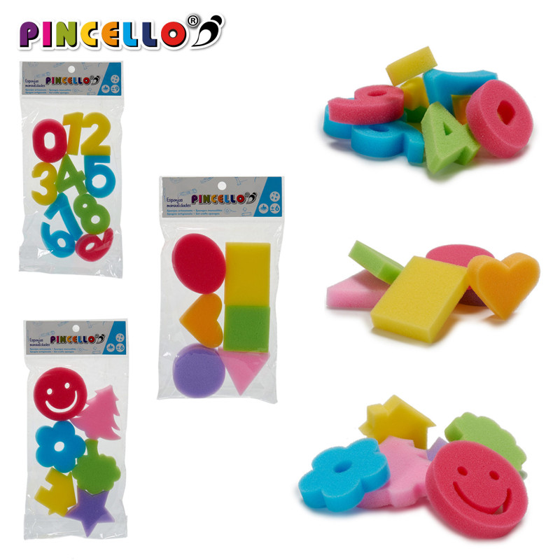 JUEGO ESPONJAS MANUALIDADES SURT 4