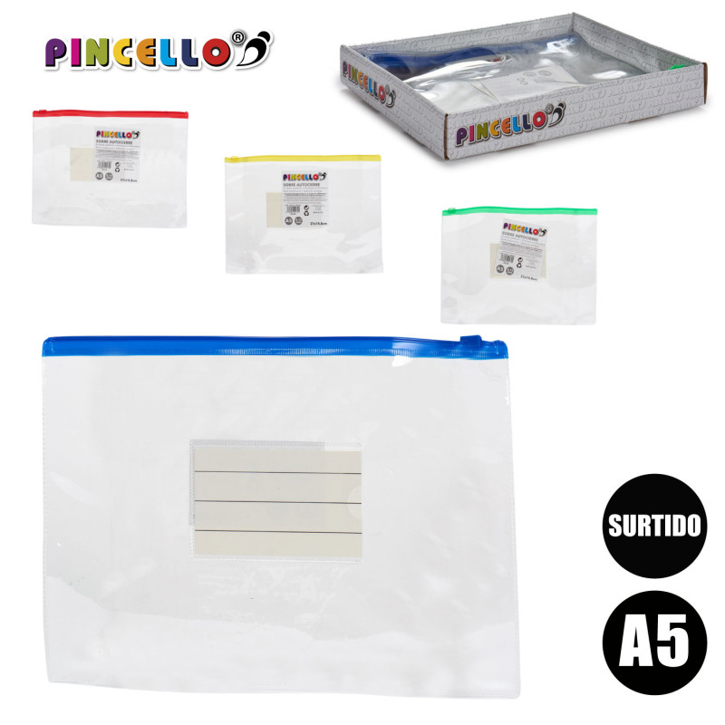 ENVELOPE AUTOFECHO A5 SORT 4 COR