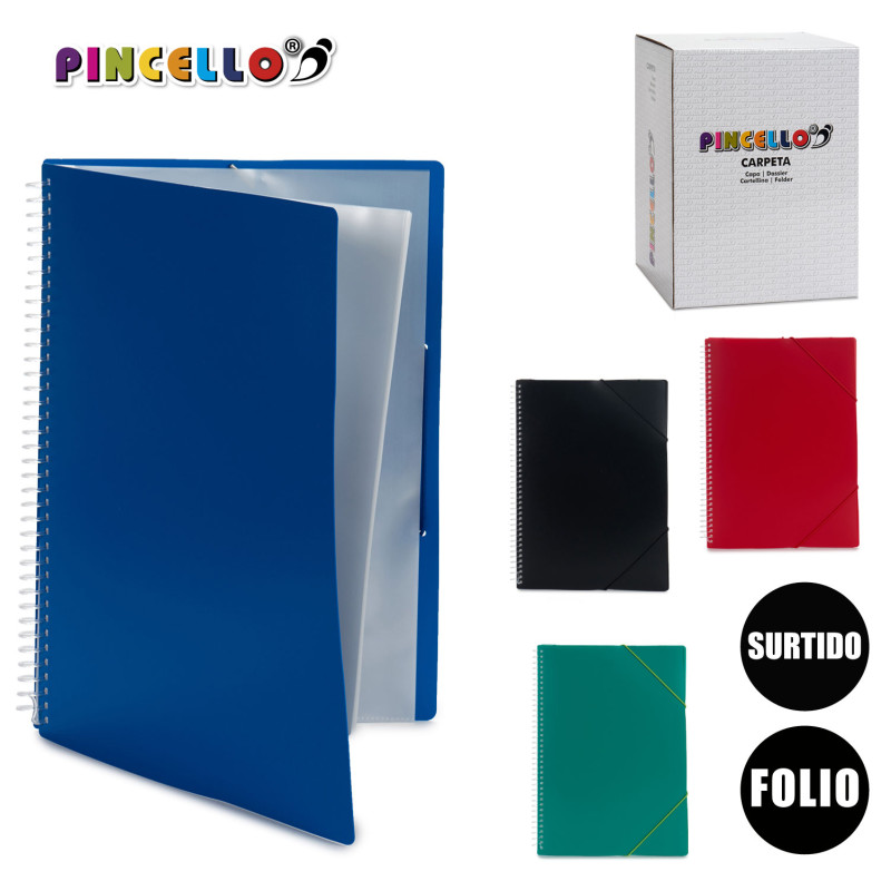 RING FOLDER 30 SHEET AND ENVELOPE M4 COL