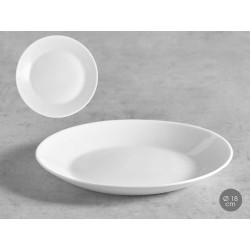 PLATO POSTRE LISO OPAL 18CM