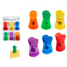CONJ 6 MOLAS CLIP MAGNETICAS SORT COR