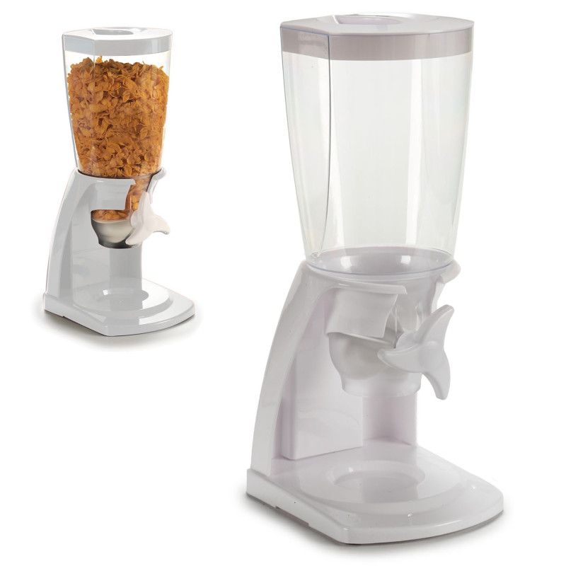 DISTRIBUTORE CEREALI PLASTICA BIANCO 4,5L
