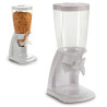 DISTRIBUTEUR CEREALES PLASTIQUE BLANC 4,5L