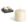 BOUGIE BLOC CREME 8CM