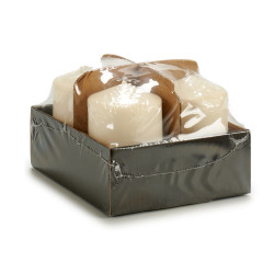 BOUGIE BLOC CREME 8CM