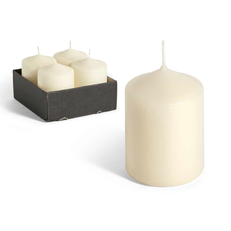 BOUGIE BLOC CREME 10CM