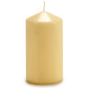 CREAM WAD CANDLE 13CM