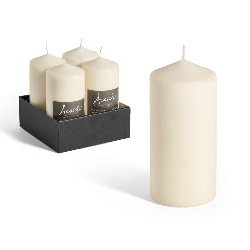 CREAM WAD CANDLE 15,5CM
