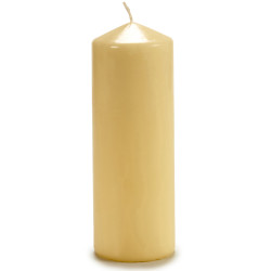 CREAM WAD CANDLE 20CM