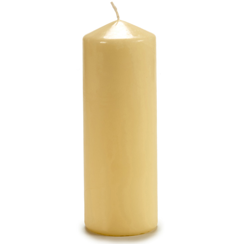 CREAM WAD CANDLE 20CM