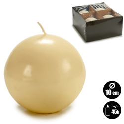 CANDELA PALLA CREMA DIAM 10 CM