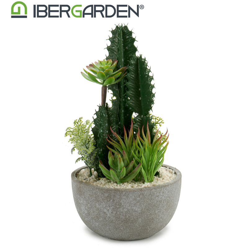 CACTUS POT ROUND CENTER SET 2