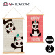 TELA PERGAMINHO PANDA SORT 2 33X54CM