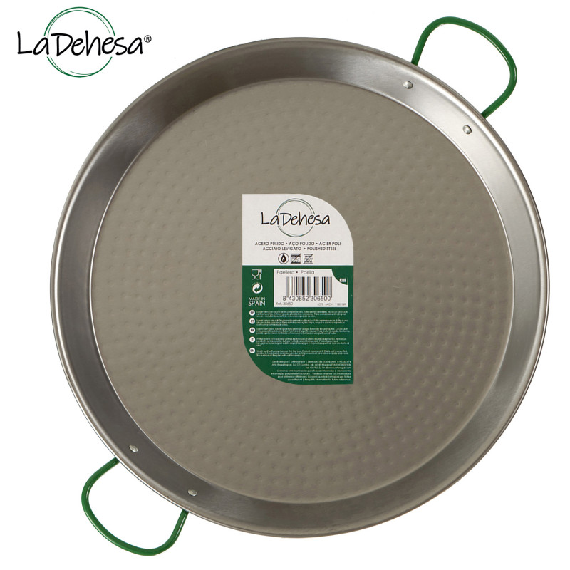 POELE A PAELLA POLIE 34 CM 6 RATIONS