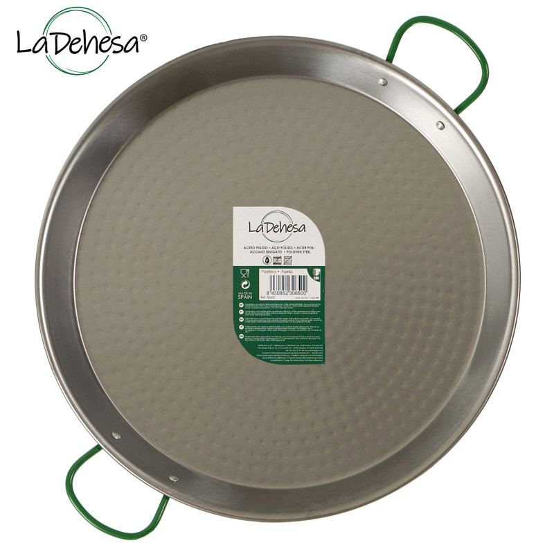 POELE A PAELLA POLIE 38 CM 8 RATIONS