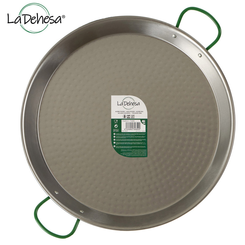 POELE A PAELLA POLIE 46 CM 12 RATIONS