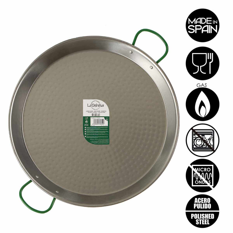 POELE A PAELLA POLIE 50 CM 13 RATIONS