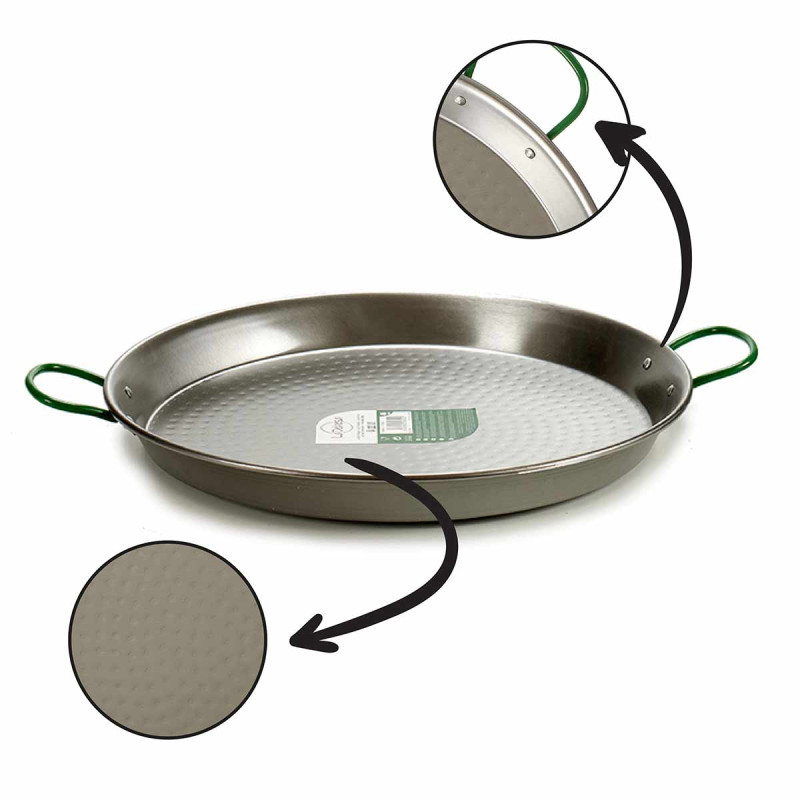 POELE A PAELLA POLIE 50 CM 13 RATIONS