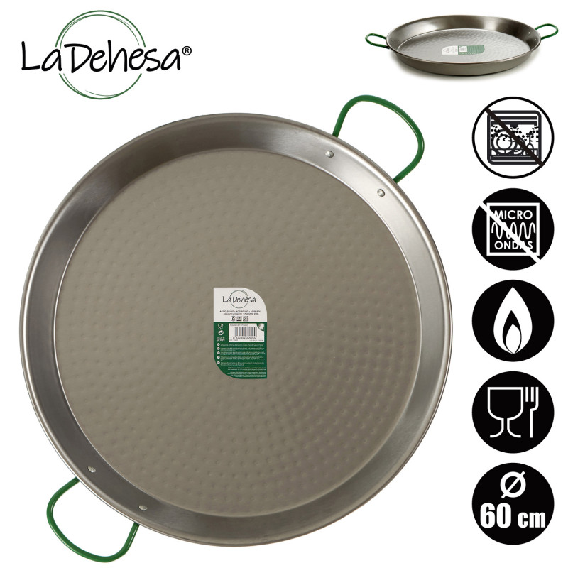 POELE A PAELLA POLIE 60 CM 20 RATIONS