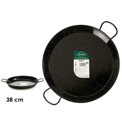 POELE A PAELLA EMAILLE 38 CM 8 RATIONS