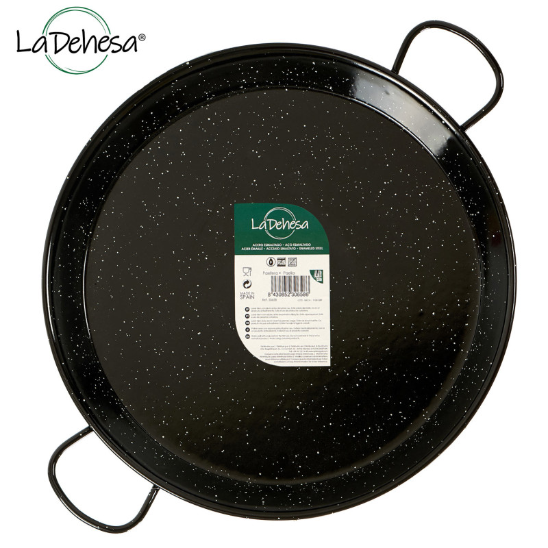 POELE A PAELLA EMAILLE 38 CM 8 RATIONS