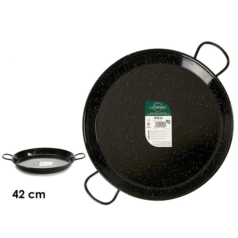 POELE A PAELLA EMAILLE 42 CM 10 RATIONS