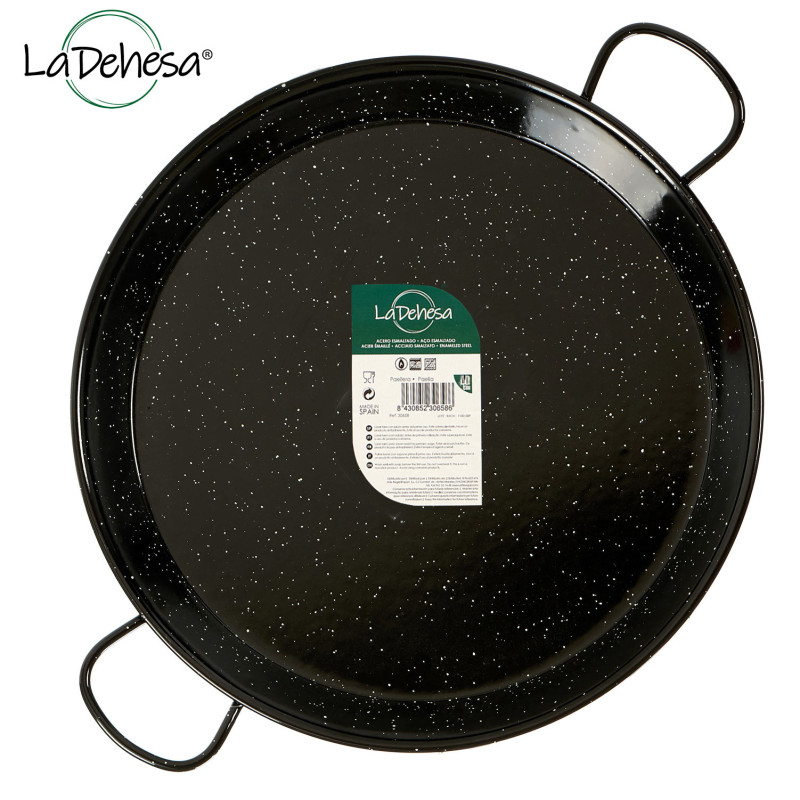 POELE A PAELLA EMAILLE 50 CM 13 RATIONS