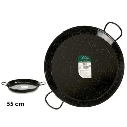 POELE A PAELLA EMAILLE 55 CM 16 RATIONS