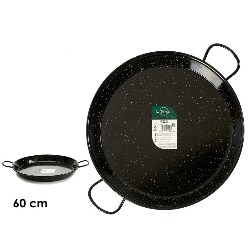 POELE A PAELLA EMAILLE 60 CM 20 RATIONS
