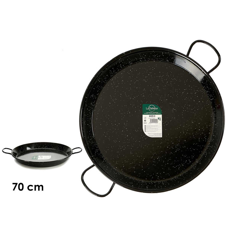PAELLERA ESMALTADA 70 CM 30 PORÃOES