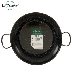 DEEP ENAMELED FRYING PAN 28 CM
